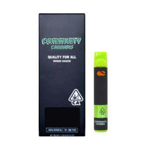 community cannabis rosin 0.5g disposable