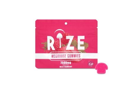 Rize | Wild Strawberry Mushroom Gummies | Megadose 7500mg – 15ct rize | wild strawberry mushroom gummies | megadose 7500mg – 15ct